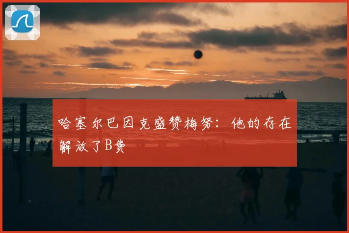哈塞尔巴因克盛赞梅努：他的存在解放了B费